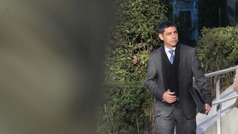 Trapero, a su llegada a la Audiencia