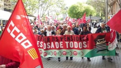 Manifestaci&oacute;n de pensionistas en Palma 