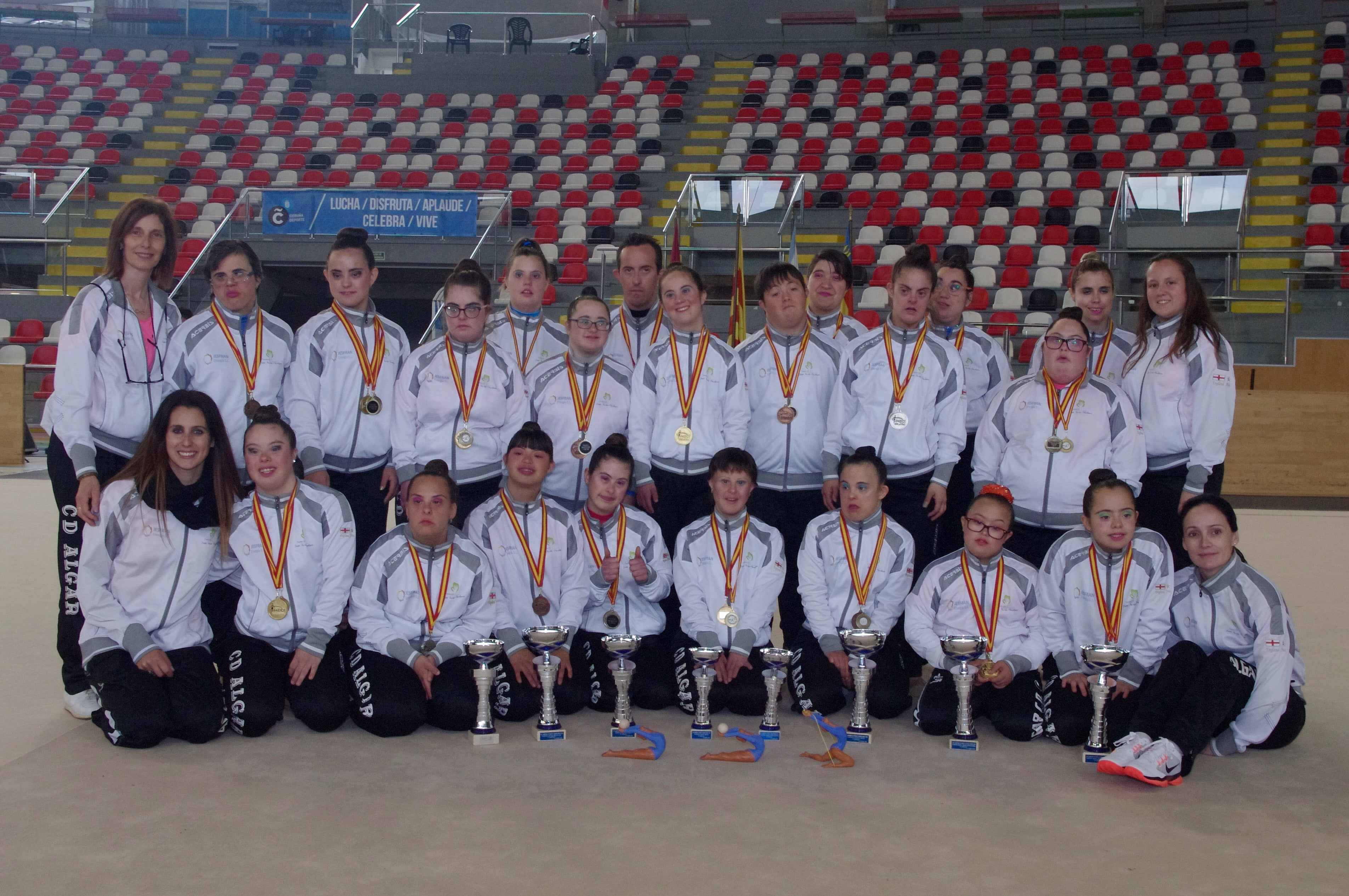 Nueve medallas para el Algar en el campeonato de España de Gimnasia Rítmica Nueve medallas para el Algar en el campeonato de España de Gimnasia Rítmica