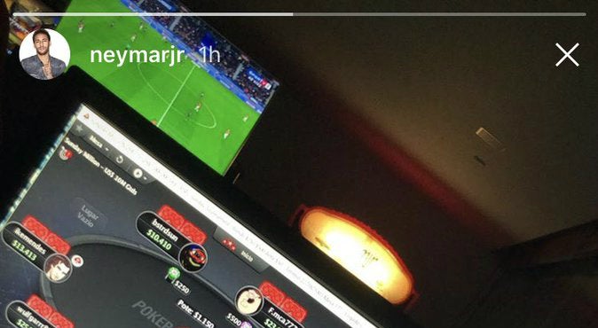 La última polémica de Neymar: el brasileño se divertía con el póker mientras el PSG se jugaba la Liga La última polémica de Neymar: el brasileño se divertía con el póker mientras el PSG se jugaba la Liga