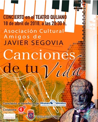 "Canciones de tu vida" este miércoles en el Teatro Quijano "Canciones de tu vida" este miércoles en el Teatro Quijano