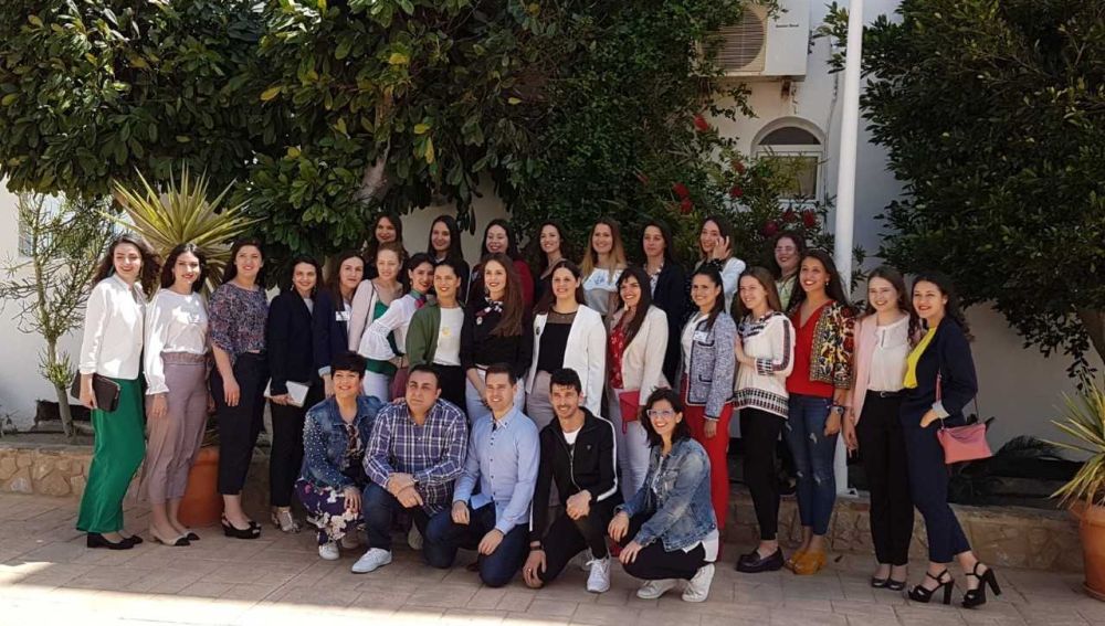 Las Reinas de las 23 Comisiones de Fiestas de Elche en Mojácar