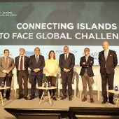 Las principales autoridades de Baleares durante la inauguración del Smart Island World Congress
