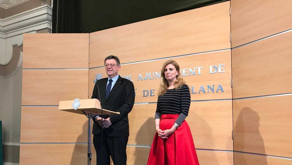 Imagen de archivo: el presidente de la Generalitat, Ximo Puig, y la alcaldesa de Castellón, Amparo Marco.