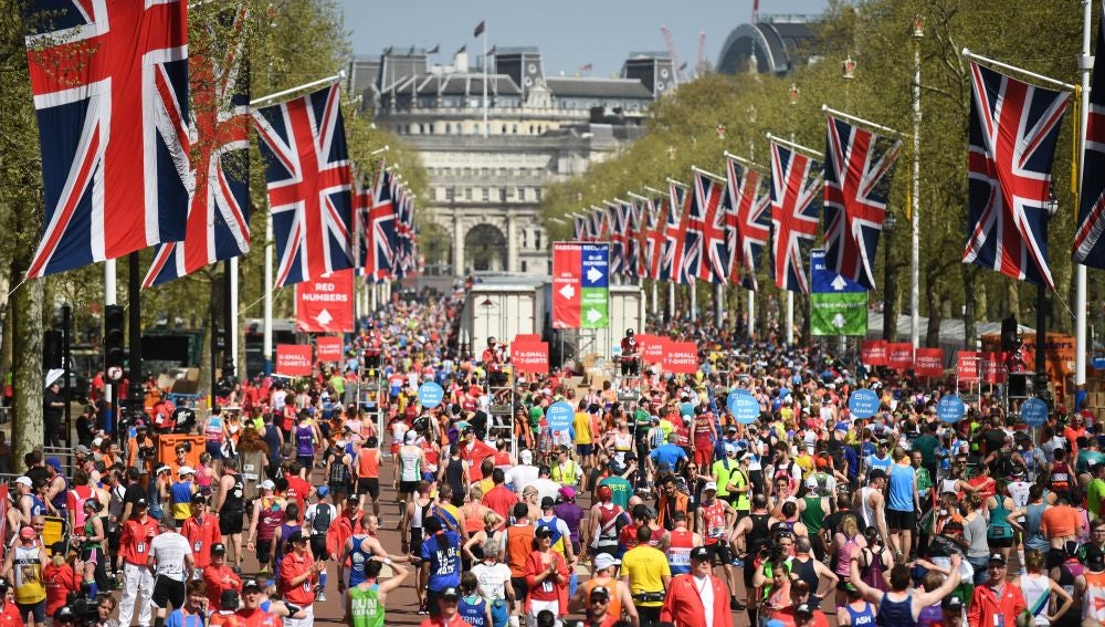 Imagen del Maratón de Londres de 2018