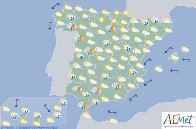 El Tiempo para las próximas horas El Tiempo para las próximas horas