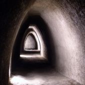 Pasajes subterráneos de tiza en Chelm 