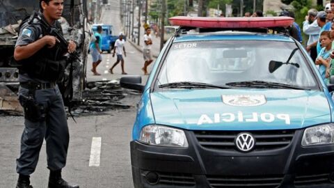 Imagen de archivo de un agente de Polic&iacute;a en Brasil