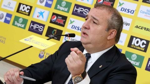 Miguel &Aacute;ngel Ram&iacute;rez, presidente de la UD Las Palmas