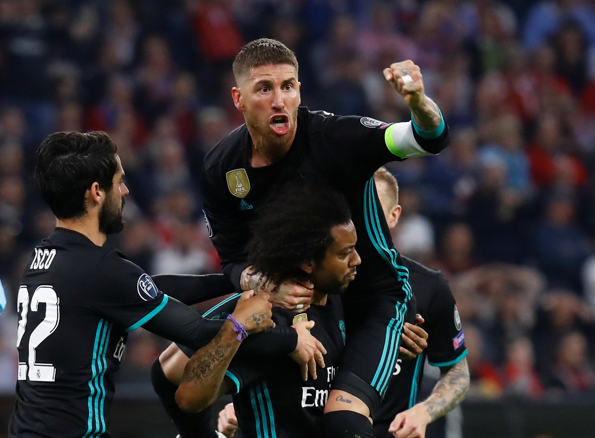 Sergio Ramos: "Todavía no hemos hecho nada, máximo respeto para el Bayern" Sergio Ramos: "Todavía no hemos hecho nada, máximo respeto para el Bayern"