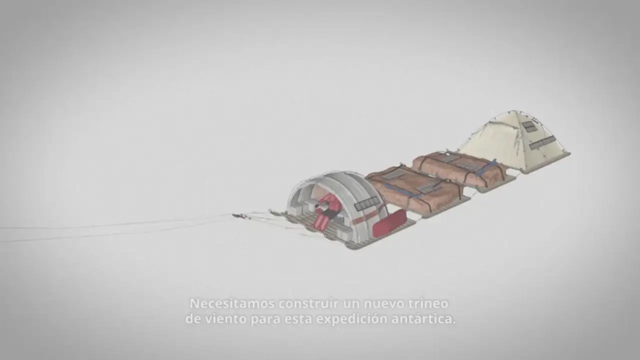 El trineo del viento: El primer vehículo de investigación de los desiertos polares El trineo del viento: El primer vehículo de investigación de los desiertos polares