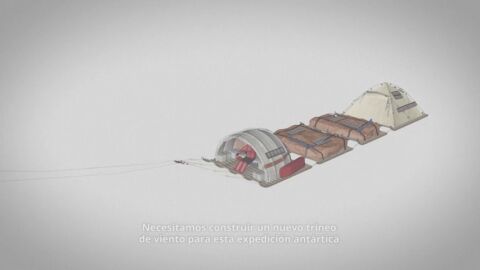 El trineo del viento: El primer veh&iacute;culo de investigaci&oacute;n de los desiertos polares