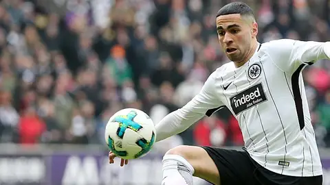 Omar Mascarell, centrcampista del Eintracht de Frankfurt. Omar Mascarell, centrcampista del Eintracht de Frankfurt.