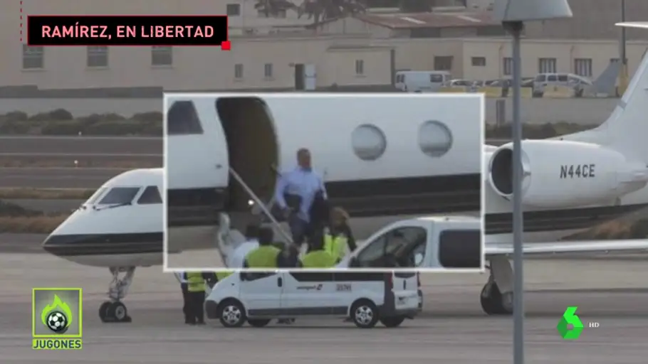 El momento de la detención de Miguel Ángel Ramírez, presidente de la UD Las Palmas El momento de la detención de Miguel Ángel Ramírez, presidente de la UD Las Palmas