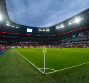 Panorámica del interior del Allianz Arena Panorámica del interior del Allianz Arena