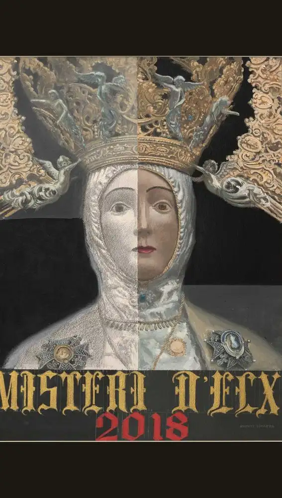Cartel de las representaciones del Misteri d'Elx de 2018 Cartel de las representaciones del Misteri d'Elx de 2018