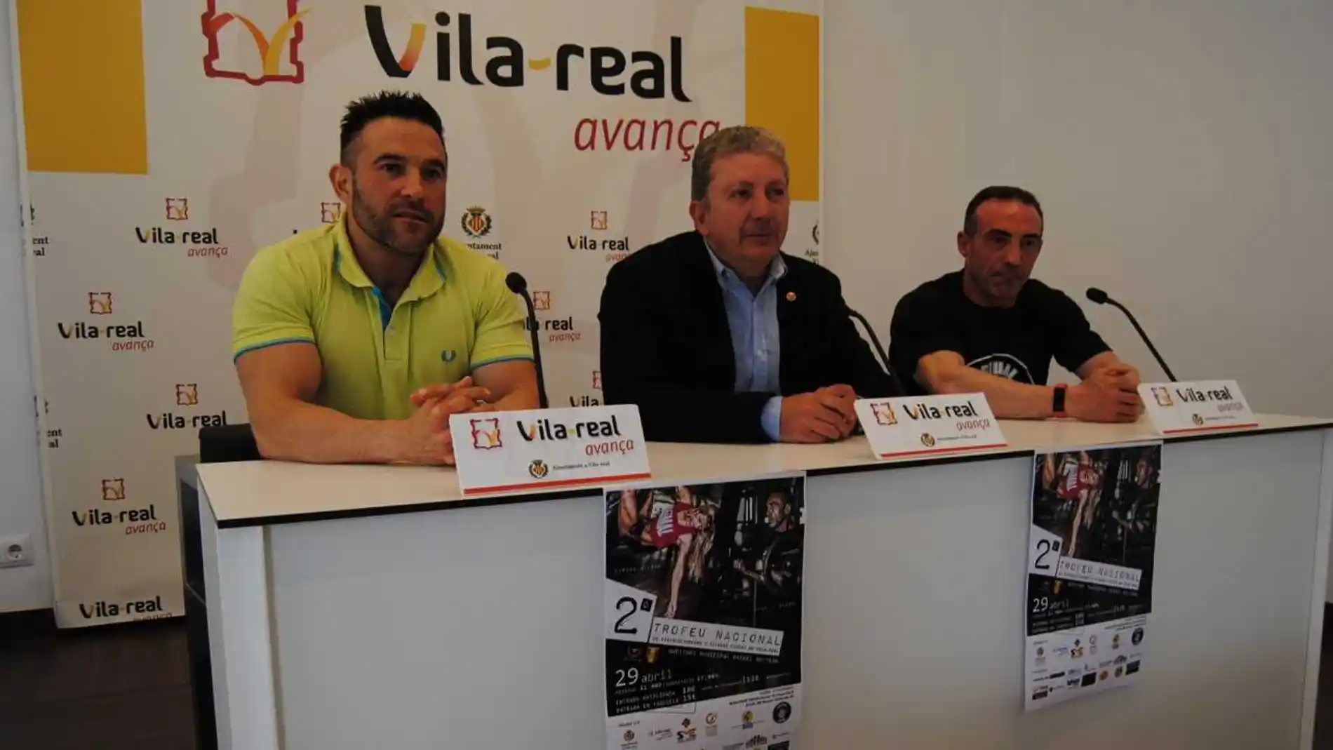 El regidor d'Esports, Javier Serralvo, i els organitzadors de l'esdeveniment, José Palomero i Juanjo Nares, han presentat aquesta nova edició de la cita. 