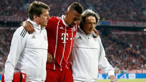 El defensa del Bayern, Boateng. 