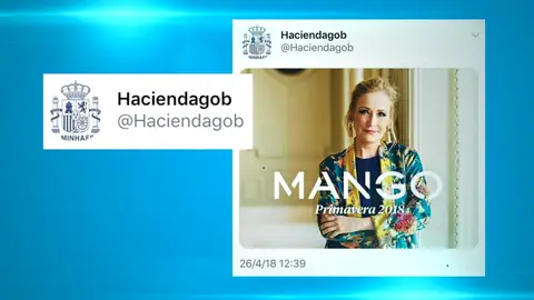 La cuenta de Twitter de Hacienda publica un meme de Cifuentes La cuenta de Twitter de Hacienda publica un meme de Cifuentes