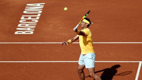 Rafa Nadal en un partido en el Conde God&oacute;
