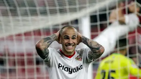 Sandro Ramírez, jugador del Sevilla Sandro Ramírez, jugador del Sevilla