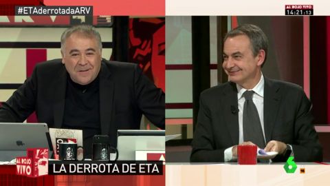 Zapatero desvela que en a&ntilde;o 2000 confes&oacute; a Ferreras que su objetivo como presidente era poner fin a ETA