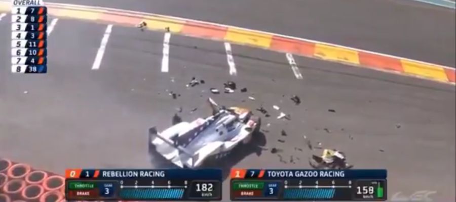 El accidente de Pietro Fittipaldi El accidente de Pietro Fittipaldi
