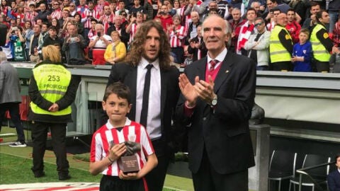 Puyol, con el One Club Man Award