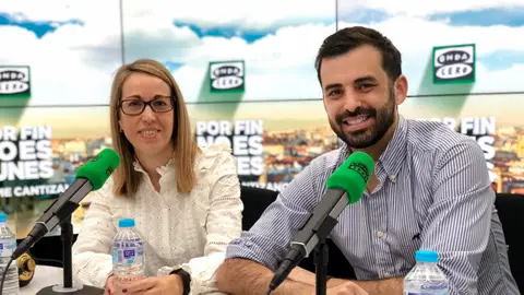 Sergio Farráis y Helena Osés en 'Por fin no es lunes' Sergio Farráis y Helena Osés en 'Por fin no es lunes'
