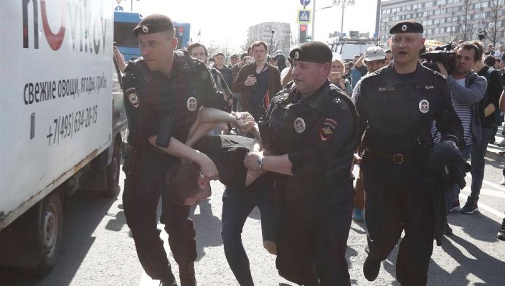 Protestas en Rusia contra Vladimir Putin