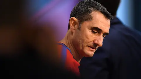 Valverde, antes de la rueda de prensa Valverde, antes de la rueda de prensa