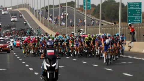 El pelot&oacute;n en el Giro de Italia