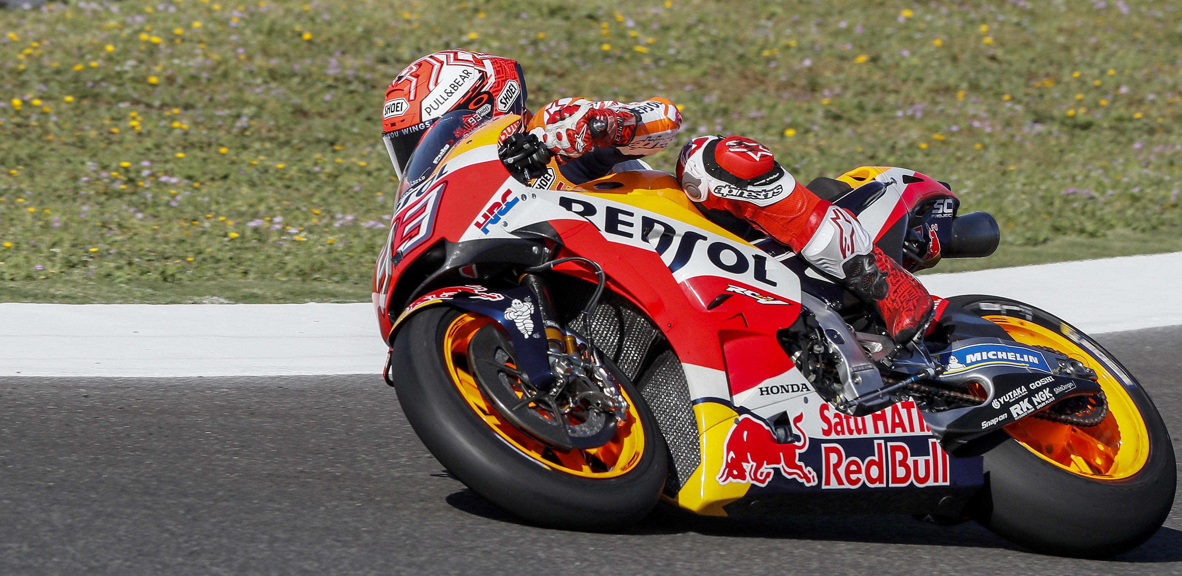 Marc Márquez se exhibe en Jérez en una carrera con caída de Lorenzo, Pedrosa y Dovizioso Marc Márquez se exhibe en Jérez en una carrera con caída de Lorenzo, Pedrosa y Dovizioso