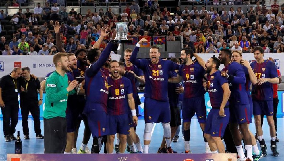 El Barcelona gana la Copa del Rey de balonmano