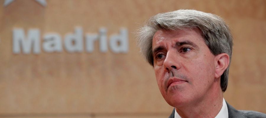 El presidente en funciones de la comunidad, Ángel Garrido El presidente en funciones de la comunidad, Ángel Garrido