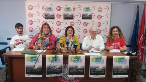 Momento de la rueda de prensa