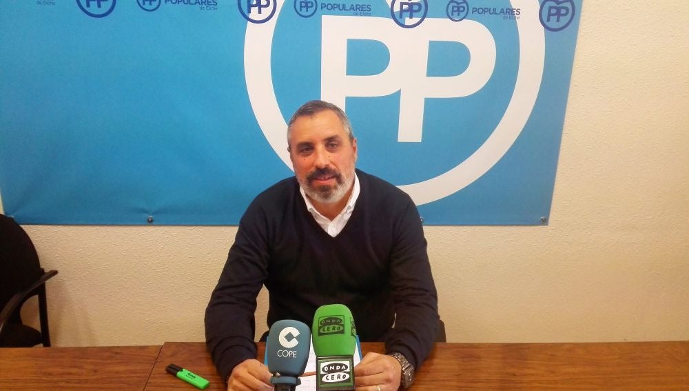Vicente Granero, portavoz adjunto del Grupo Municipal del PP en Elche