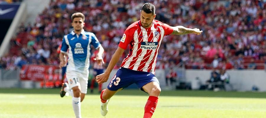 Vitolo dispara a portería en el partido ante el Espanyol Vitolo dispara a portería en el partido ante el Espanyol