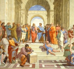 La escuela de Atenas (Rafael Sanzio, Museos Vaticanos) La escuela de Atenas (Rafael Sanzio, Museos Vaticanos)