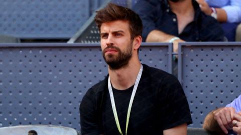 Gerard Piqu&eacute;, en el Mutua Madrid Open. 