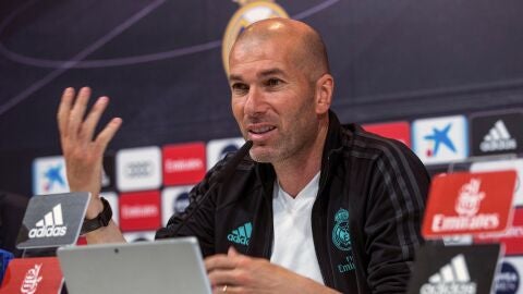 Zidane en rueda de prensa