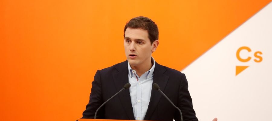 El líder de Ciudadanos, Albert Rivera El líder de Ciudadanos, Albert Rivera