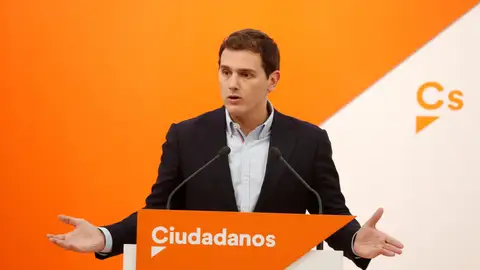 El líder de Ciudadanos, Albert Rivera El líder de Ciudadanos, Albert Rivera
