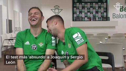 El test m&aacute;s absurdo del Betis a Joaqu&iacute;n: "&iquest;Qu&eacute; hace un gorri&oacute;n con 350 kilos en la rama de un &aacute;rbol?"