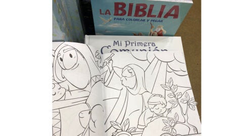 Biblia para colorear con el sacrificio de Isaac