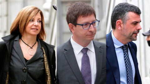 Los exconsellers Vila, Mund&ograve; y Borr&aacute;s 