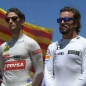 Fernando Alonso, en el GP de España