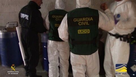Laboratorio clandestino de droga