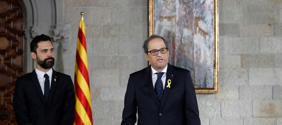 Quim Torra toma posesión Quim Torra toma posesión