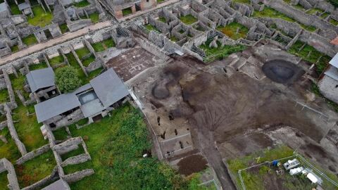 &uacute;ltimos descubrimientos en Pompeya